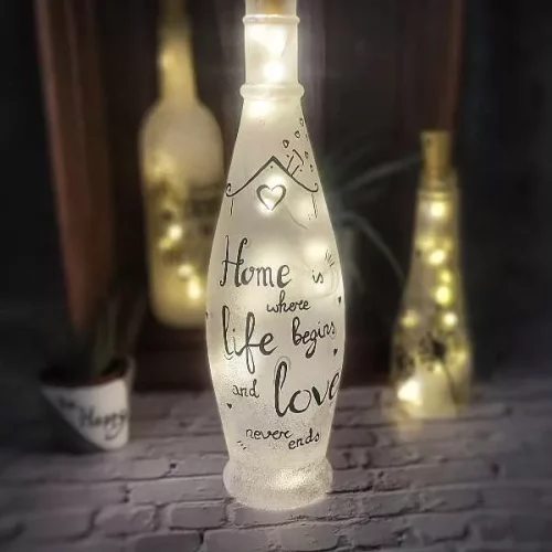 Bouteilles lumineuses